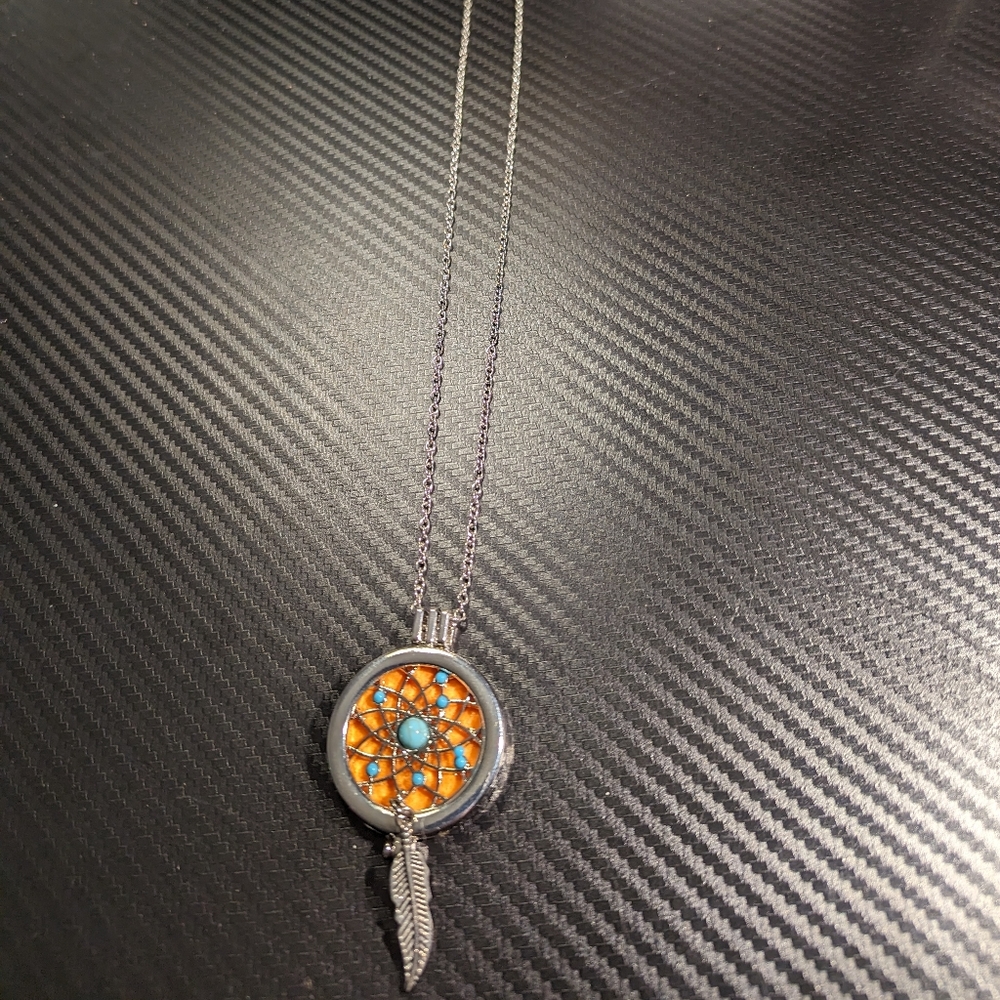 Dreamcatcher Aromatherapy Essential oil Necklace